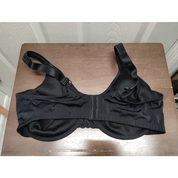 Avenue Body Size 44DDD Black Underwire Lightly Lined Smooth Caress Bra 2155 - Picture 3 of 6